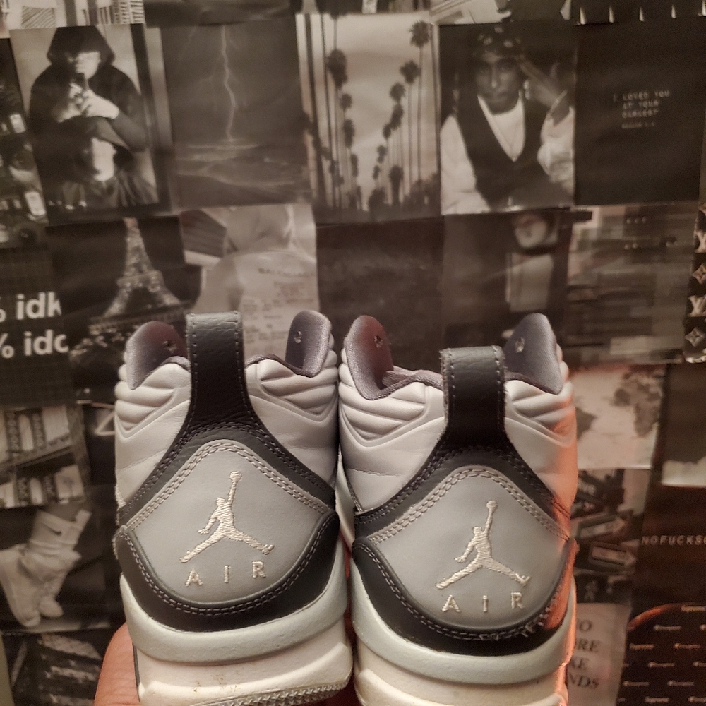 Grey Jordans
